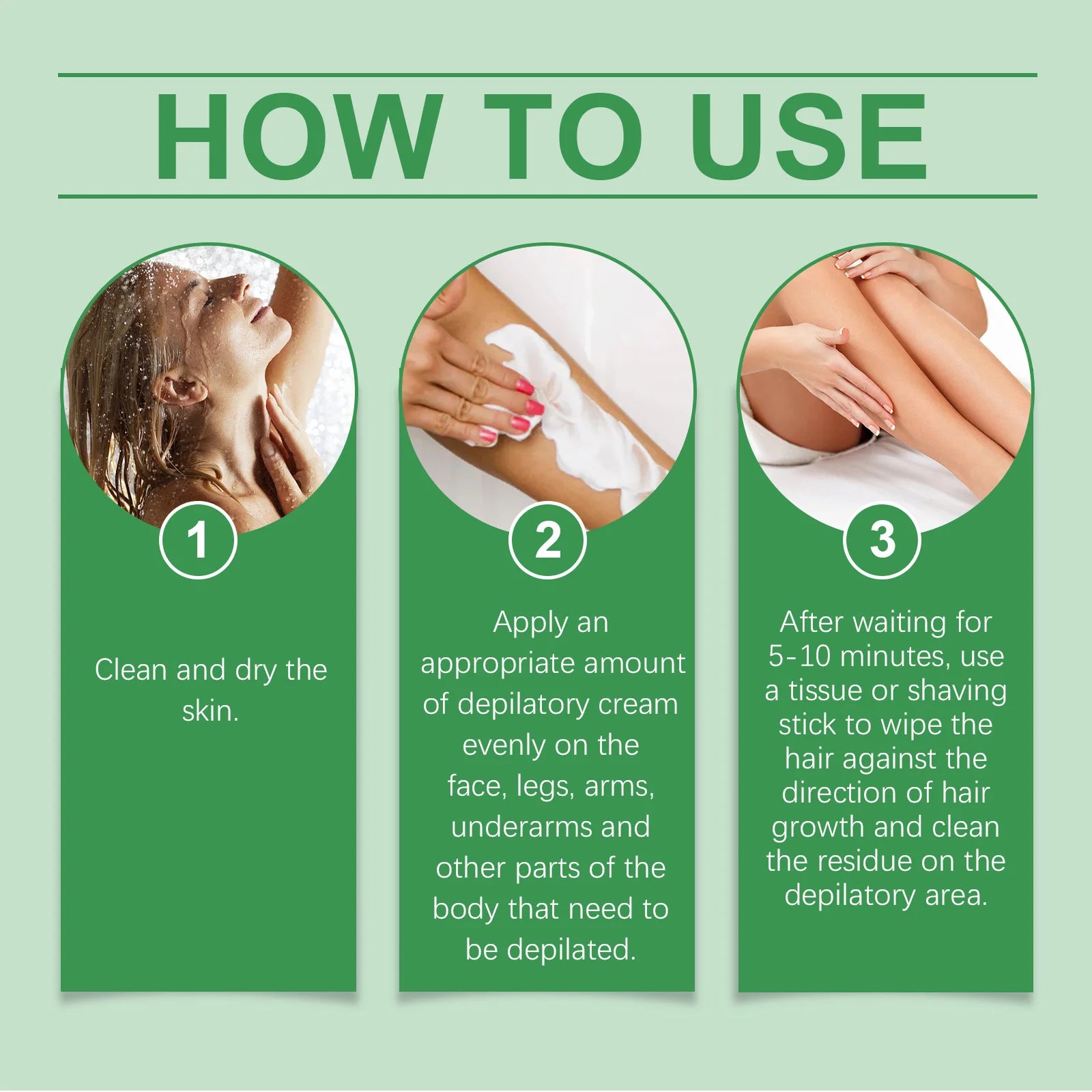 30G Avocado Hair Removal Cream Gentle Cleaning Pore Non-irritating Enhance Smoothness Soothing Discomfort Hair Remove Lotion Oasis Select