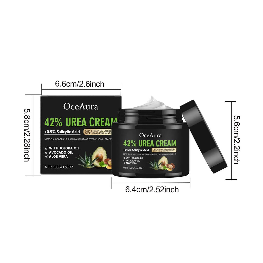 100g Avocado Foot Cream Deep Moisturizing Lightweight Reduce Dryness Smoothing Repair Cracked Heel Skin Nourishing for Foot Care Oasis Select