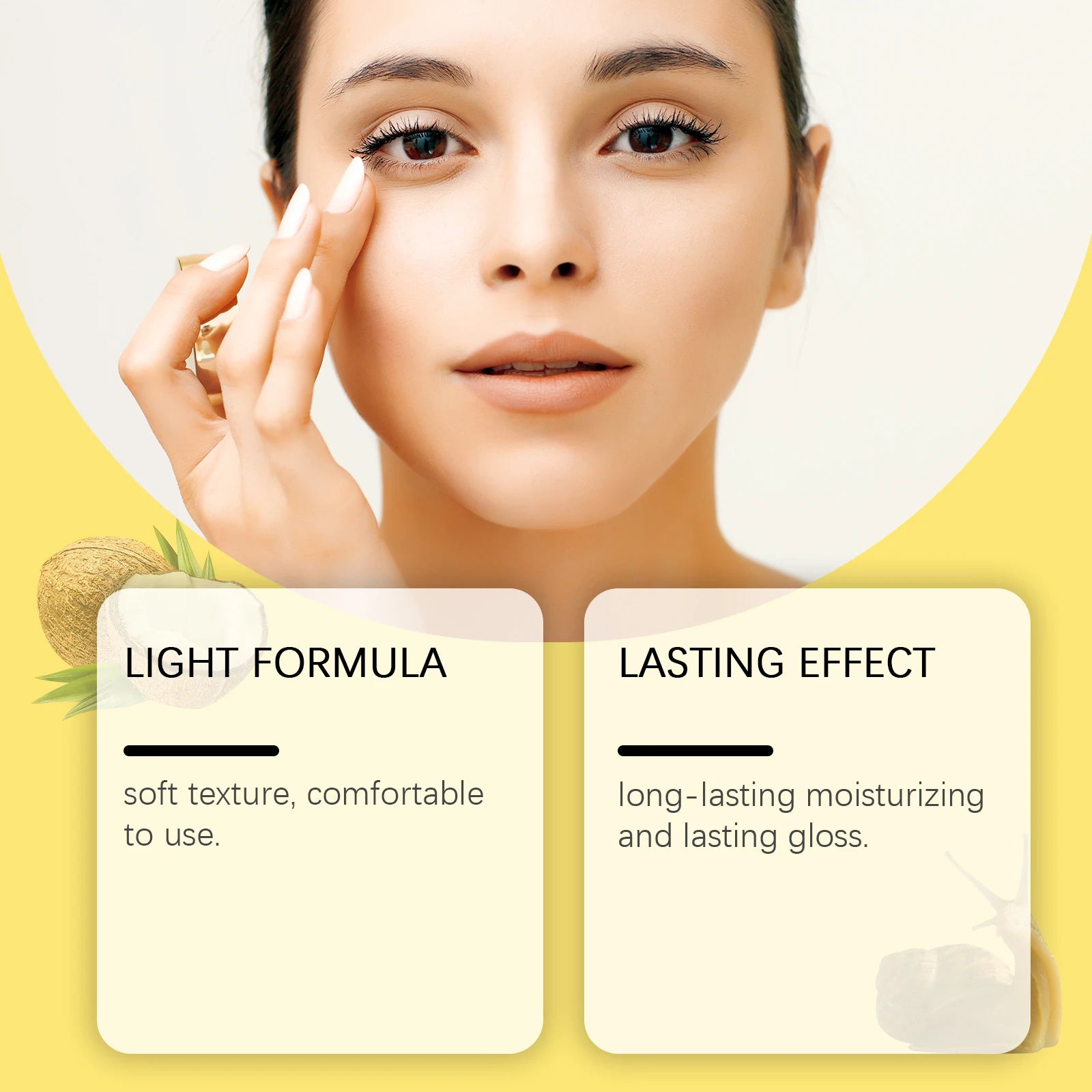 OUHOE Snail Eye Mask Moisturizing Eye Patches Firming Lifting Puffiness Remove Dark Circles and Eye Bags Eyes Skincare Products Oasis Select