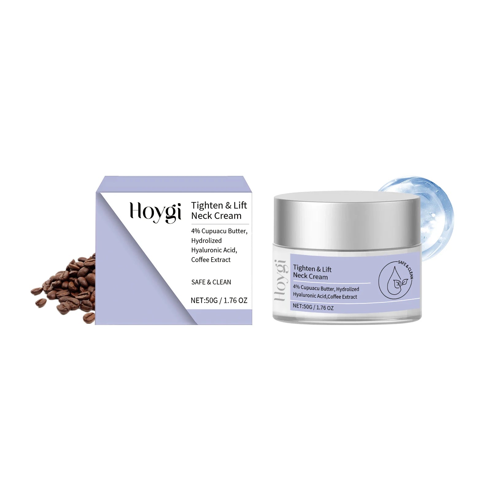 Hoygi Neck Care Cream Moisturizing Fade Wrinkles Firming Lifting Enhance Skin Elasticity Smoothing Non-greasy Neck Care Cream Oasis Select 50g United States