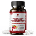 Lukaree 18 in 1 Cayenne Pepper Capsules Support Digestive & Immune Health System Circulation & Overall Wellness Oasis Select 120pcs 3bottles United States
