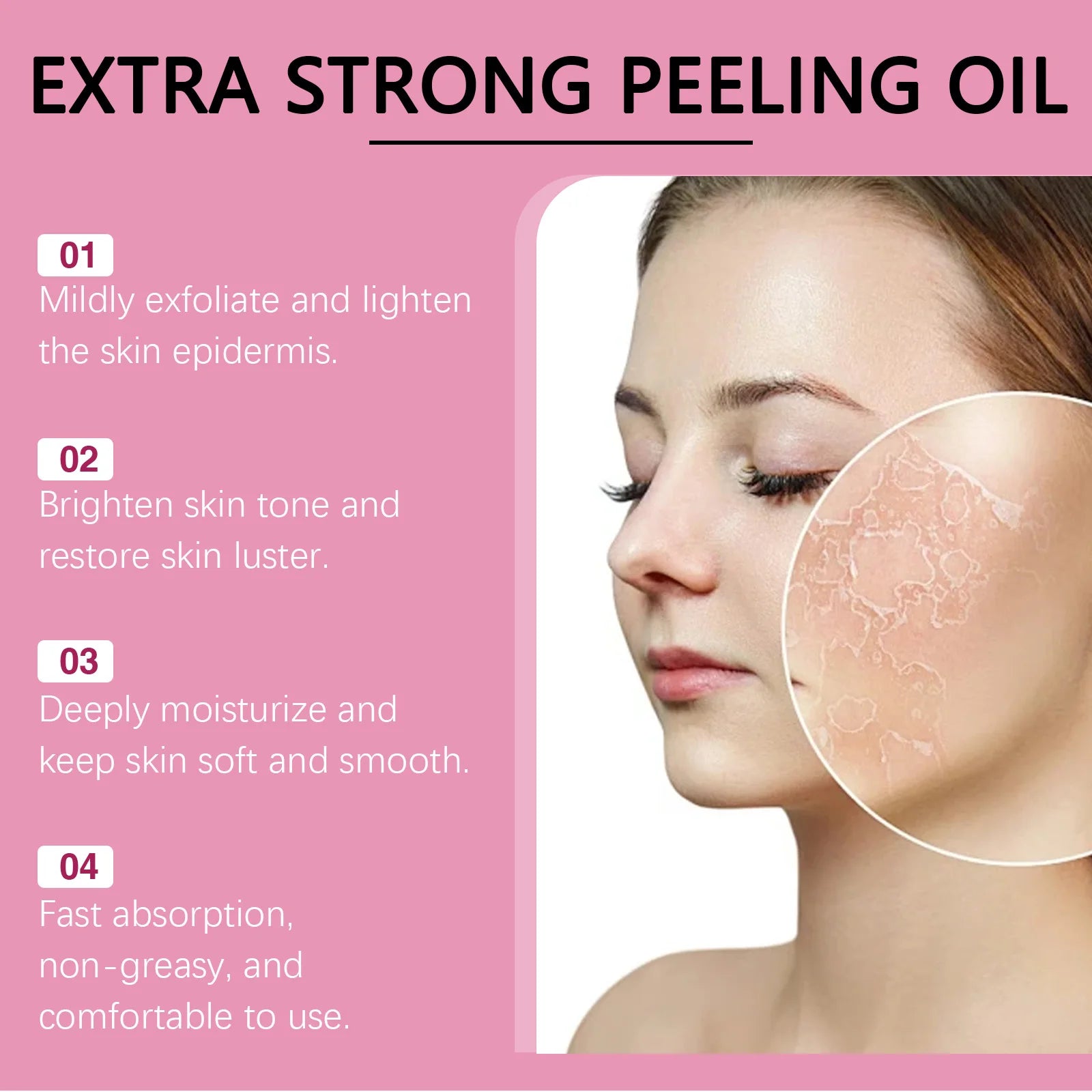 Oceaura Body Exfoliating Oil Gentle Cleaning Dead Skin Moisturizing Enhance Skin Luster Remove Dark Spots Body Peeling Oil Oasis Select