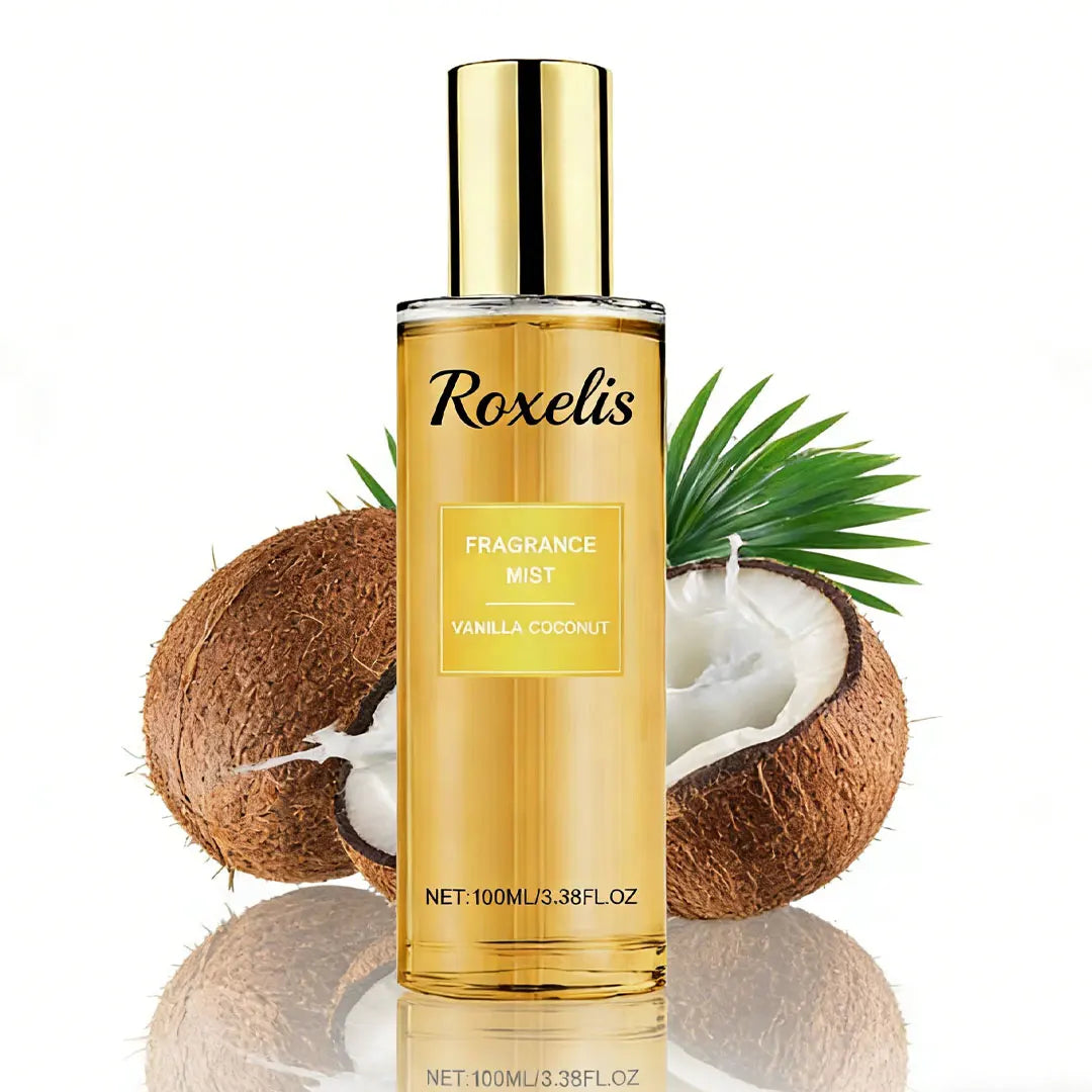 Roxelis Unisex Vanilla Coconut Aroma Spray Floral Fragrance with Lasting Pheromones Attractive Body Perfume for Men Oasis Select