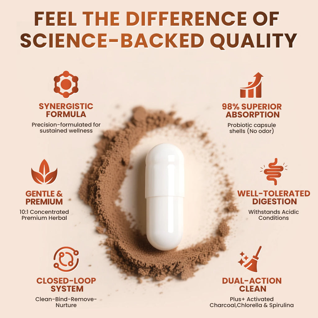 Lukaree 6-in-1 Wormwood Black Walnut Clove Capsules for Cleanse,Detox & Digestive Health with Pumpkin Seed 98% Absorption,Vegan Oasis Select