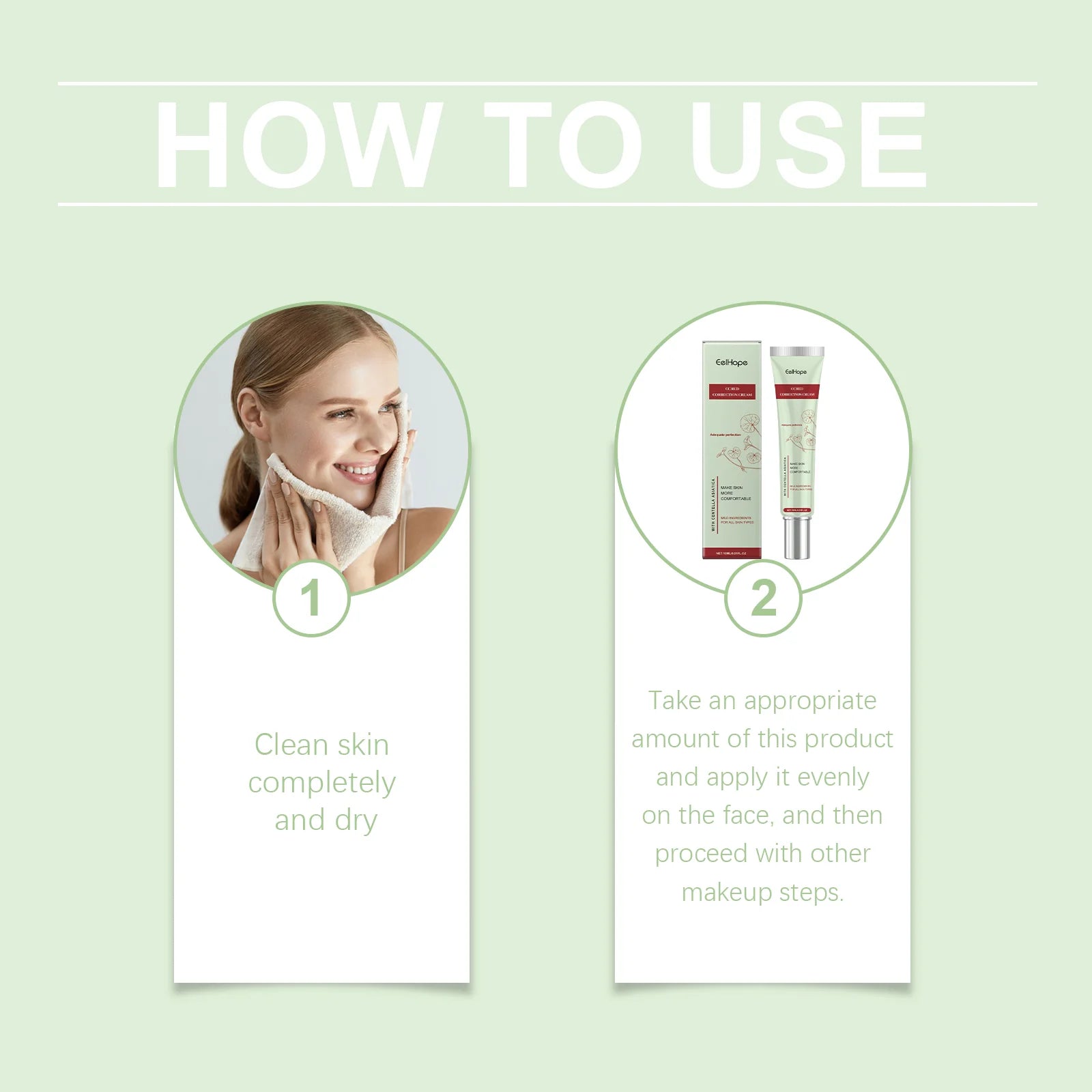 Centella CC Cream Makeup Foundation Moisturizing Oil Control High Coverage Foundation Color Changing Face Makeup Foundation Oasis Select