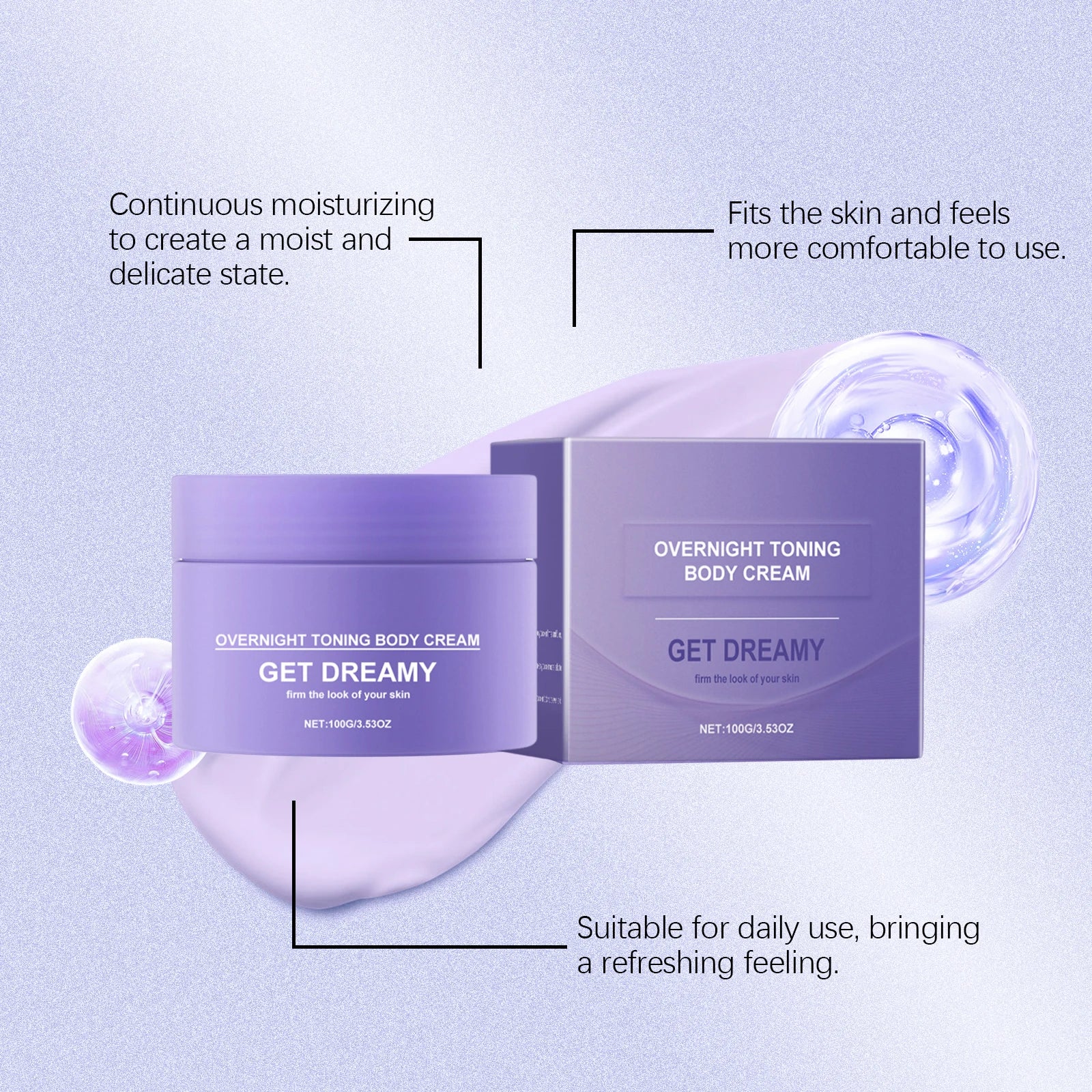 100g Body Firming Cream Deep Moistiurizing Boosts Elasticity Tightening Lifting Smoothing Soften Body Lotion for All Skin Types Oasis Select