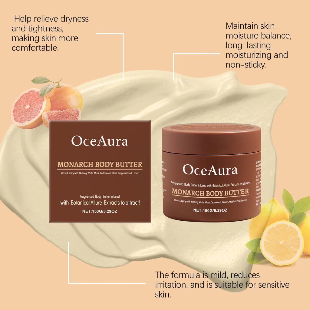 150G Men's Body Moisturizing Cream Deep Nourishing Softening Skin Lightweight Non-greasy Smoothing Soften Men's Body Lotion Oasis Select