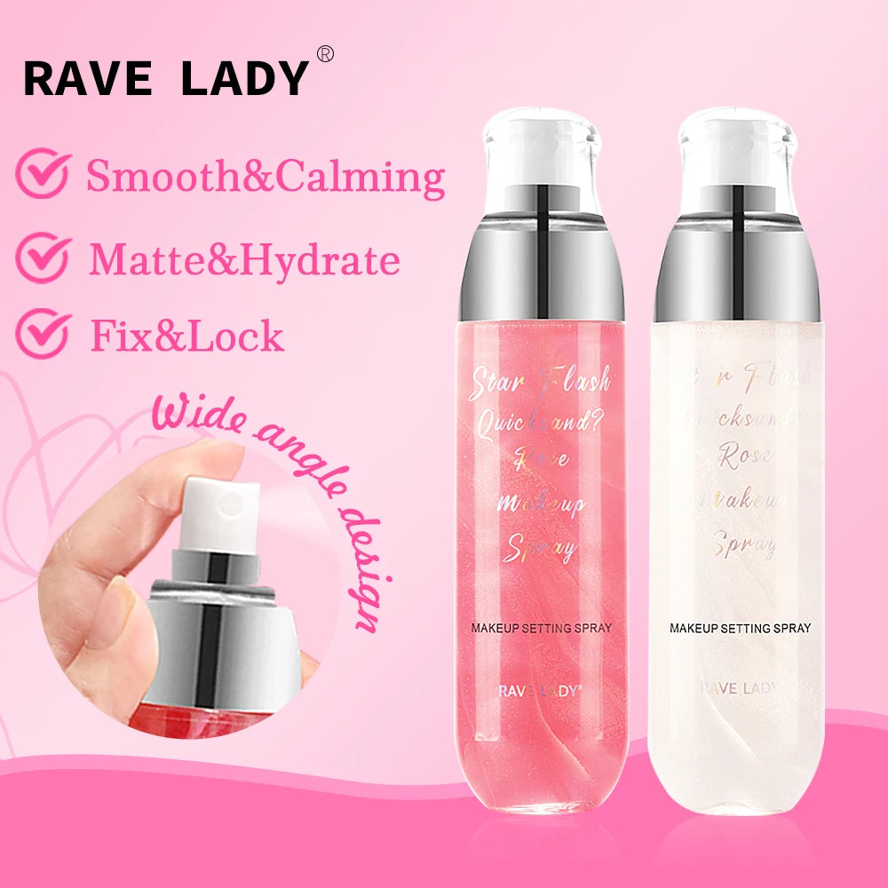 Rave Lady 115ml Rose Facial Mist Toner – Hydrating Makeup Spray