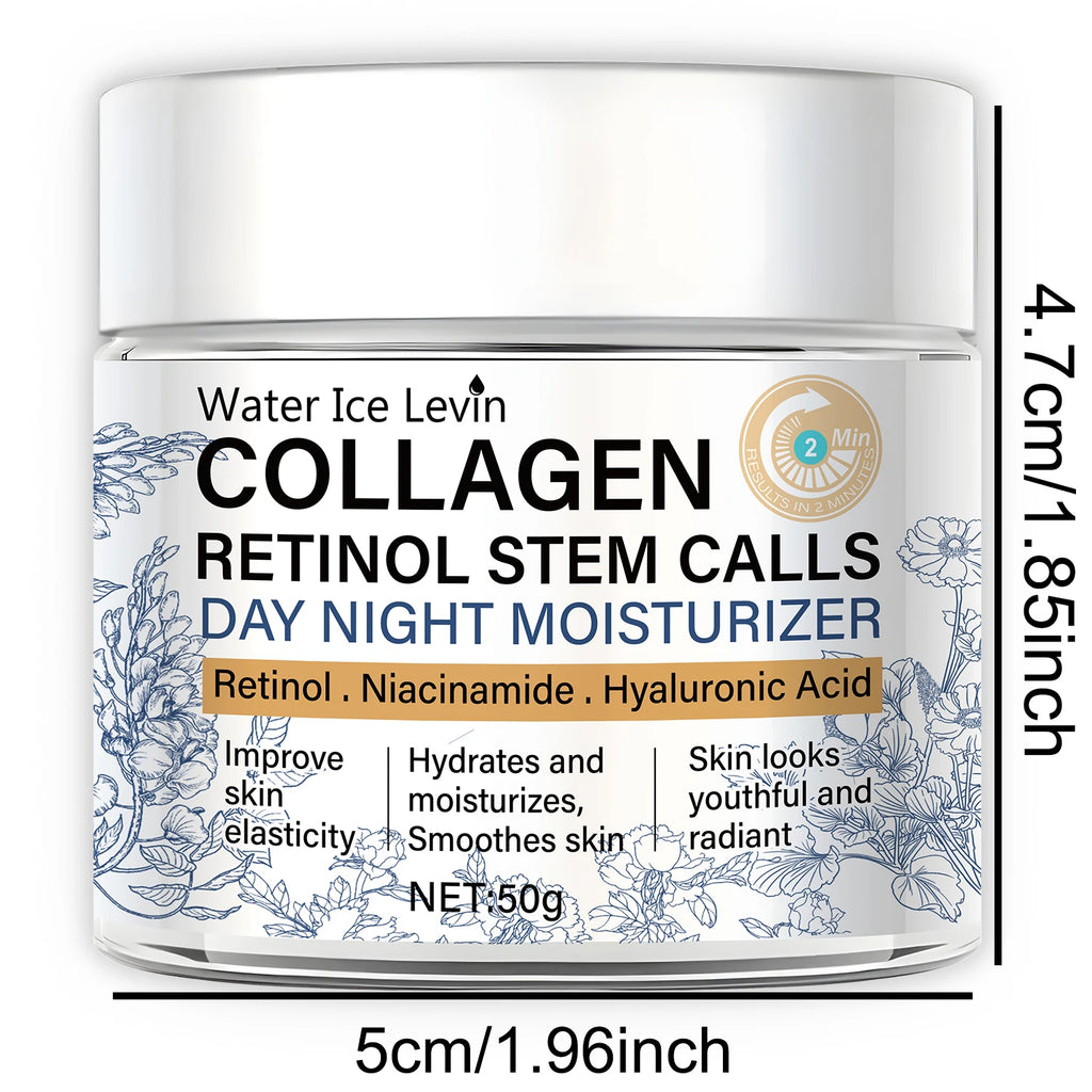 Collagen Retinol Stem Cell Moisturizing Cream 50g Day & Night Anti-Aging Face Cream Oasis Select