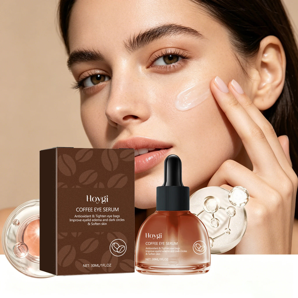 30ML Coffee Face Serum Deeep Moisturizing Reduce Dryness Fade Fine Lines Enhance Skin Elasticity Tightening Lifting Anti-oxidant Softening Eye Serum Oasis Select