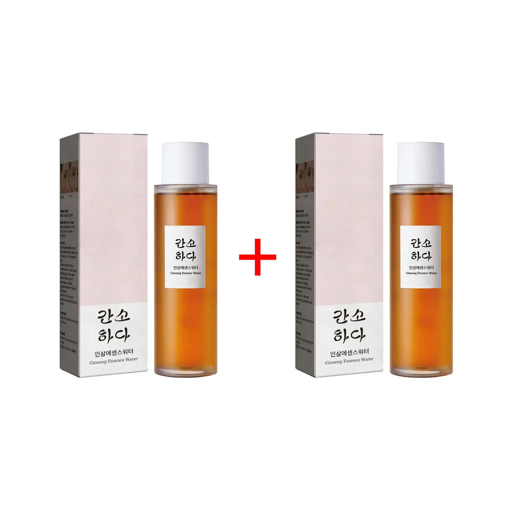 Ginseng Face Essence Wrinkles Remover Anti Aging Tightening Fading Fine Lines Brightening Moisturizing Hyaluronic Acid Serum Oasis Select 2 X 150ml boxed