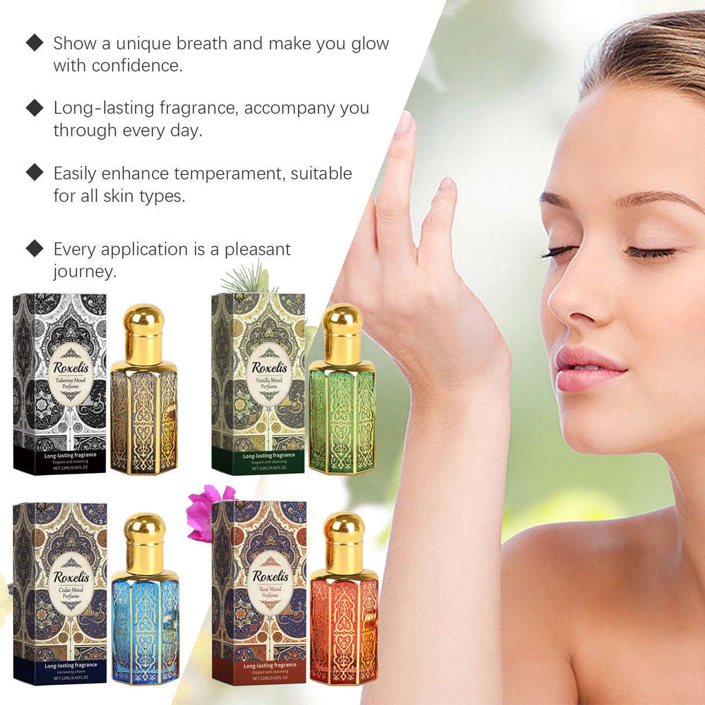 Roxelis Women Perfume Long Lasting Personal Fragrance Natural Elegant Scent Enhance Confidence Portable Women Stylish Perfume Oasis Select