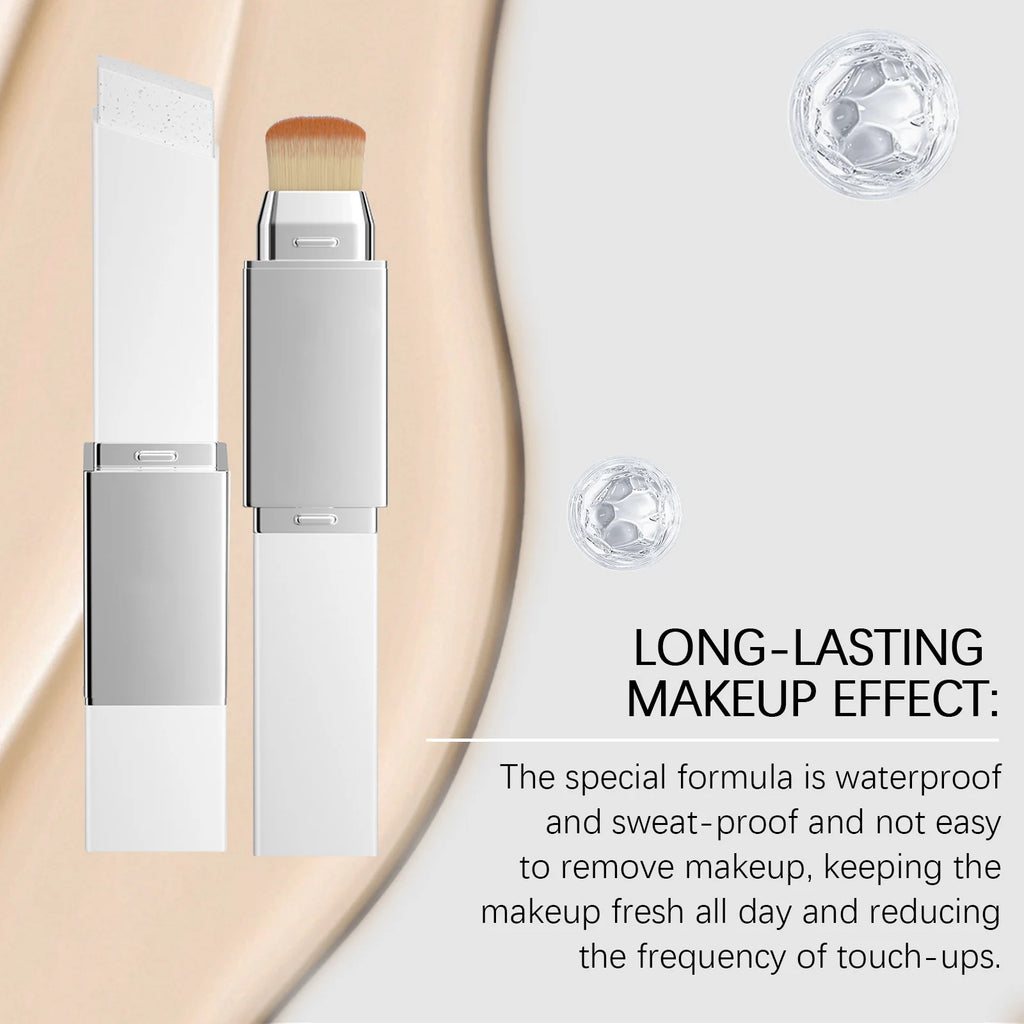 Color-changing 2-in-1 Makeup Foundation Stick Moisturizing Lightweight Brighten Matte Base Makeup Foundation Concealer Makeup Oasis Select