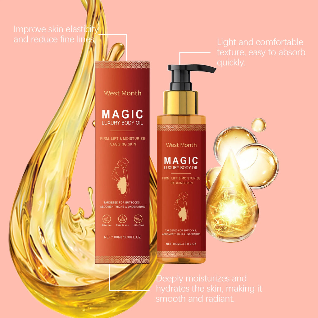 Firming Body Oil Enhance Skin Elasticity Daily Nourishing Reduce Druness Improve Roughness Mild Tightening Body Essential Oil Oasis Select