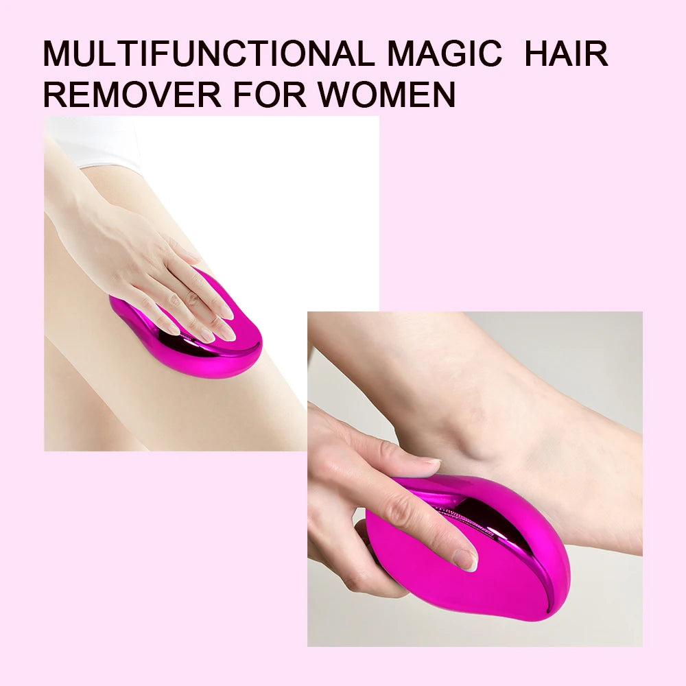 Hair Removal Apparatus Nano Glass Fast Safe Painless Hair Removal Washable No Skin Damage Home Use Exfoliator Hair Sharpener Oasis Select
