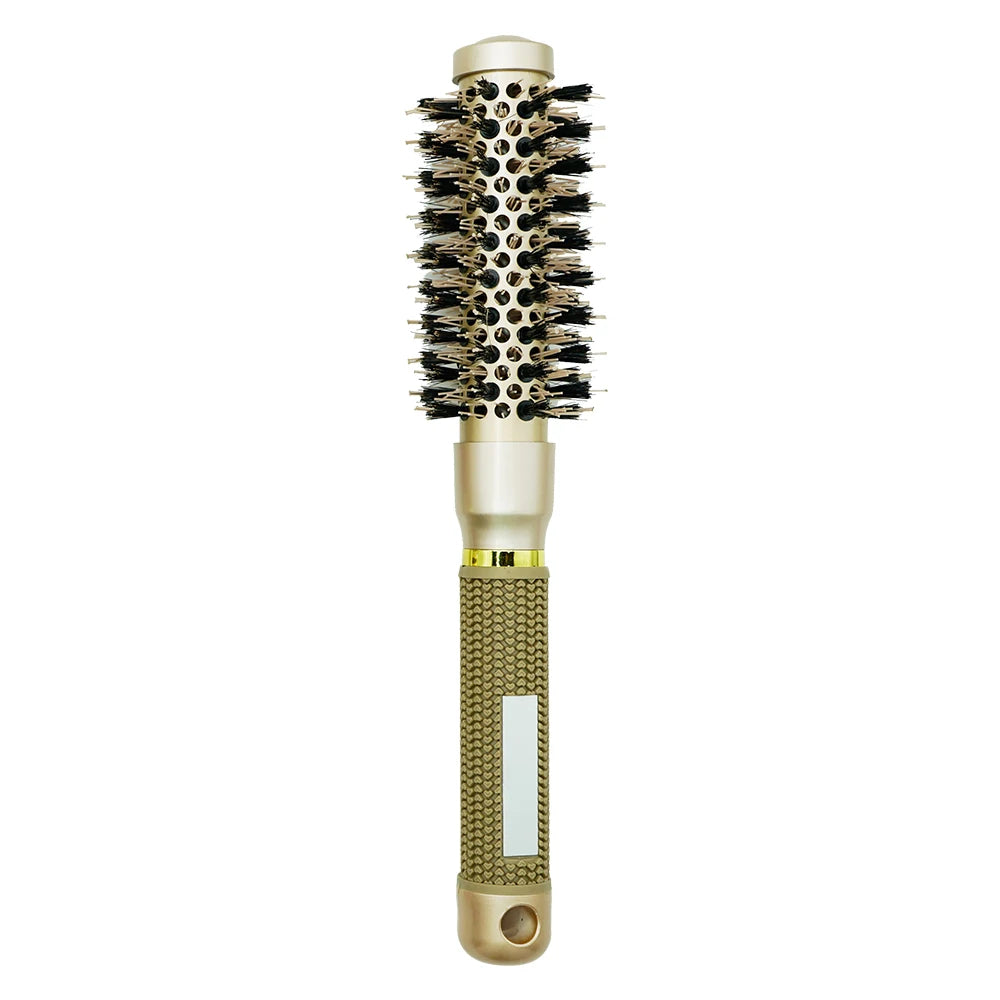 Thermal Round Barrel Hair Brush – Nylon Salon Styling Comb Round Barrel Hair Brush Oasis Select LG07-25