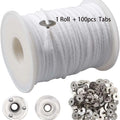 Cotton Candle Wicks with Tabs – DIY Candle Making Supplies