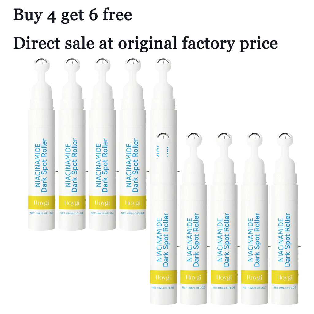 15ML Niacinamide Face Serum Roller Deep Moisturizing Improve Skin Texture Smoothing Quick Absorbed Nourishing Glowing Non-sticky Facial Serum Oasis Select 10 pcs United States