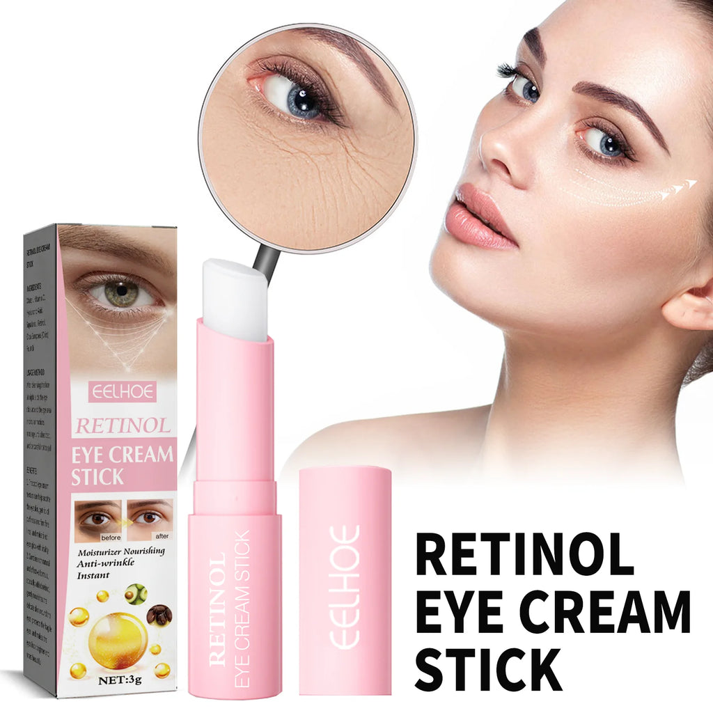 Retinol Eye Cream Stick Dark Circles Removing Eye Bags Against Puffiness Firming Skin Moisturizing Eye Area Nourishing Eye Cream Oasis Select