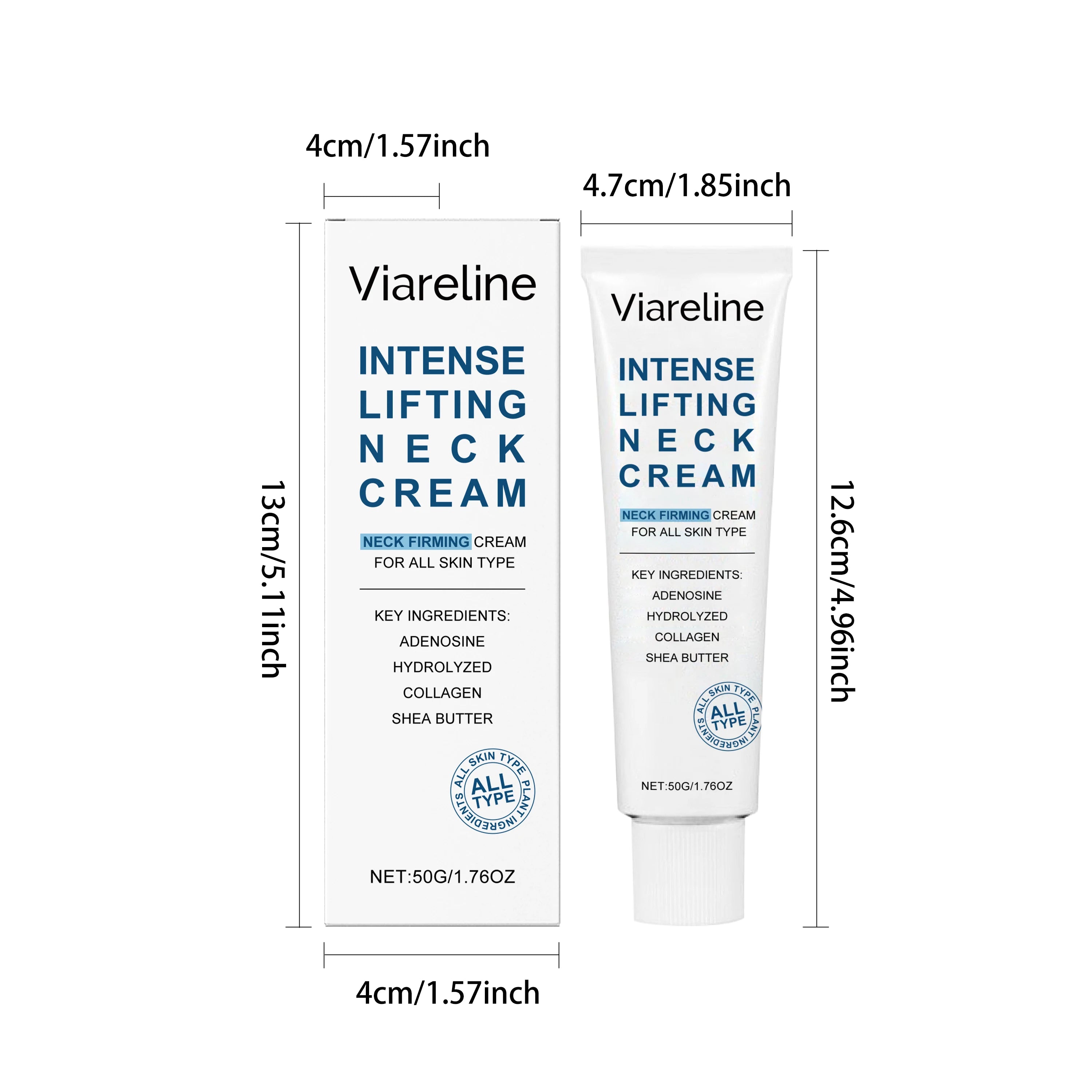 50G Neck Care Cream Gentle Moisturizing Lifting Improve Skin Texture Boosts Elasticity Tightening Neck Lotion for All Skin Types Oasis Select
