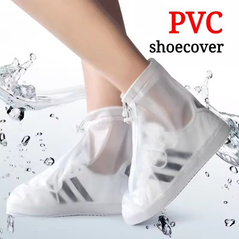 Anti-slip wear-resistant rain shoe covers thickened rainproof unisex silicone shoe covers with waterproof layer rain boot covers Oasis Select