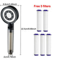 High Pressure Shower Head Set 5 Jet Modes Adjustable Shower Head with Filter Large Water Flow Spray Bathroom Accessories Oasis Select SET-B