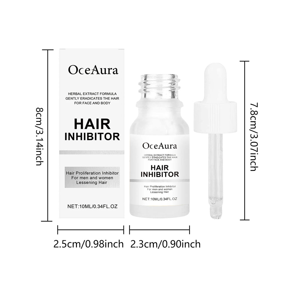 OceAura Hair Removal Serum – Gentle, Moisturizing, 10ml Hair Removal Serum Oasis Select