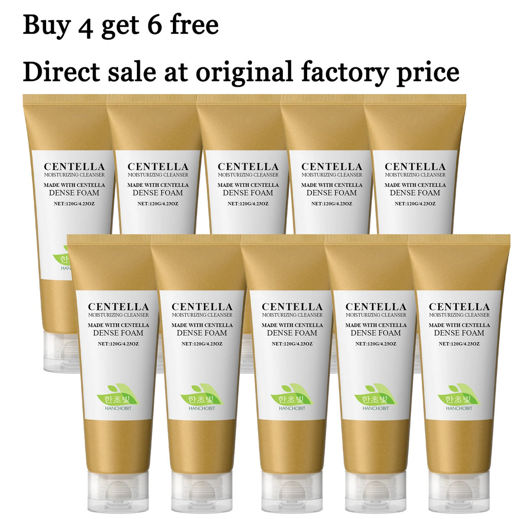 120G Centella Face Cleaner Gentle Remove Pore Dirts Oil Control Moisturizing Non-tight Smoothing Softening Bubble Face Cleaner Oasis Select 10 pcs United States