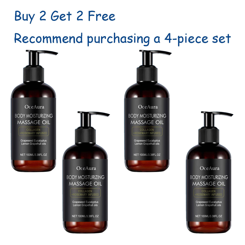 Oceaura Nourishing Body Massage Oil Gentle Hydrating Enhance Skin Elasticity Elegant Fragrance Improve Skin Texture Essence Oil Oasis Select 4 pcs Other United States