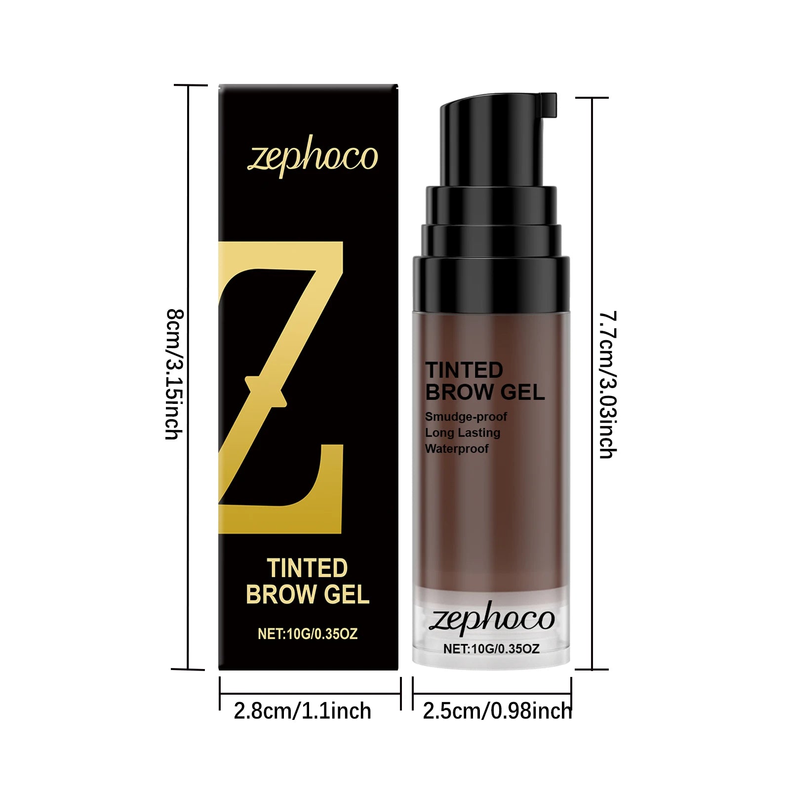 10G Natural Brow Dye Cream Long Lasting Color Smudge Proof Water Resistant Defines Clear Brow Shape Smoothing Eyebrow Makeup Oasis Select