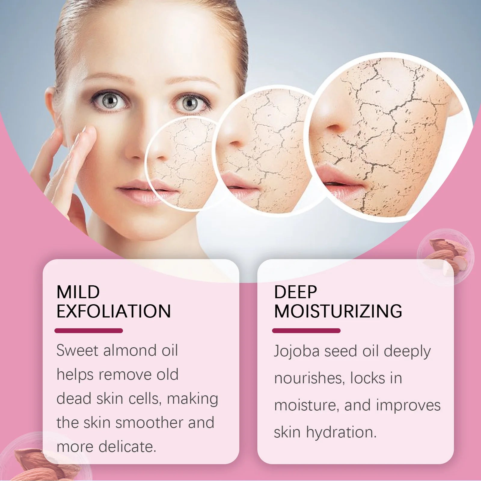 Oceaura Body Exfoliating Oil Gentle Cleaning Dead Skin Moisturizing Enhance Skin Luster Remove Dark Spots Body Peeling Oil Oasis Select