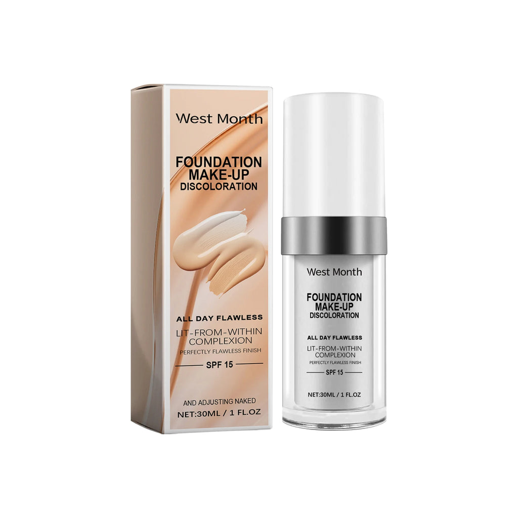 West Month Color Changing Foundation Full Coverage Concealer Foundation Long Lasting Makeup Waterproof Oil Control Matte Makeup Oasis Select 30g United States