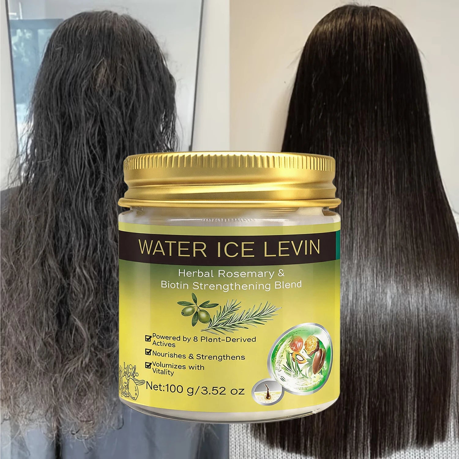 Biotin Rosemary Hair Mask with Keratin – Nourish & Boost Volume Keratin Hair Mask Oasis Select