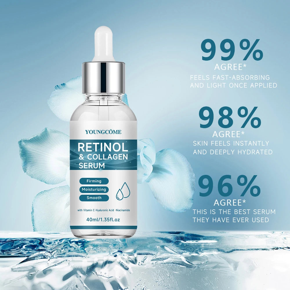YOUNGCOME Retinol Face Serum – Collagen & Hyaluronic Acid