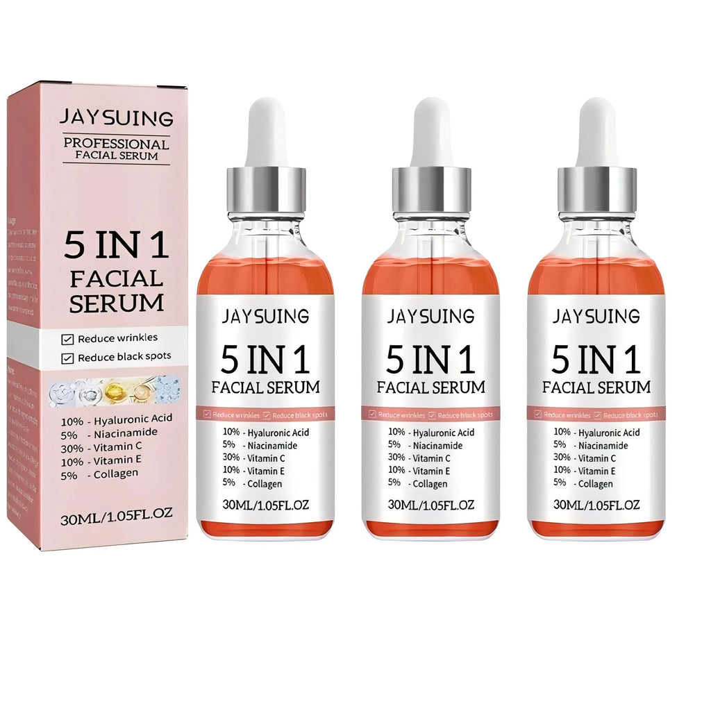 5-in-1 Anti-Aging Face Serum | Pores, Wrinkles & Brightening Anti-Aging Face Serum Oasis Select 3PCS