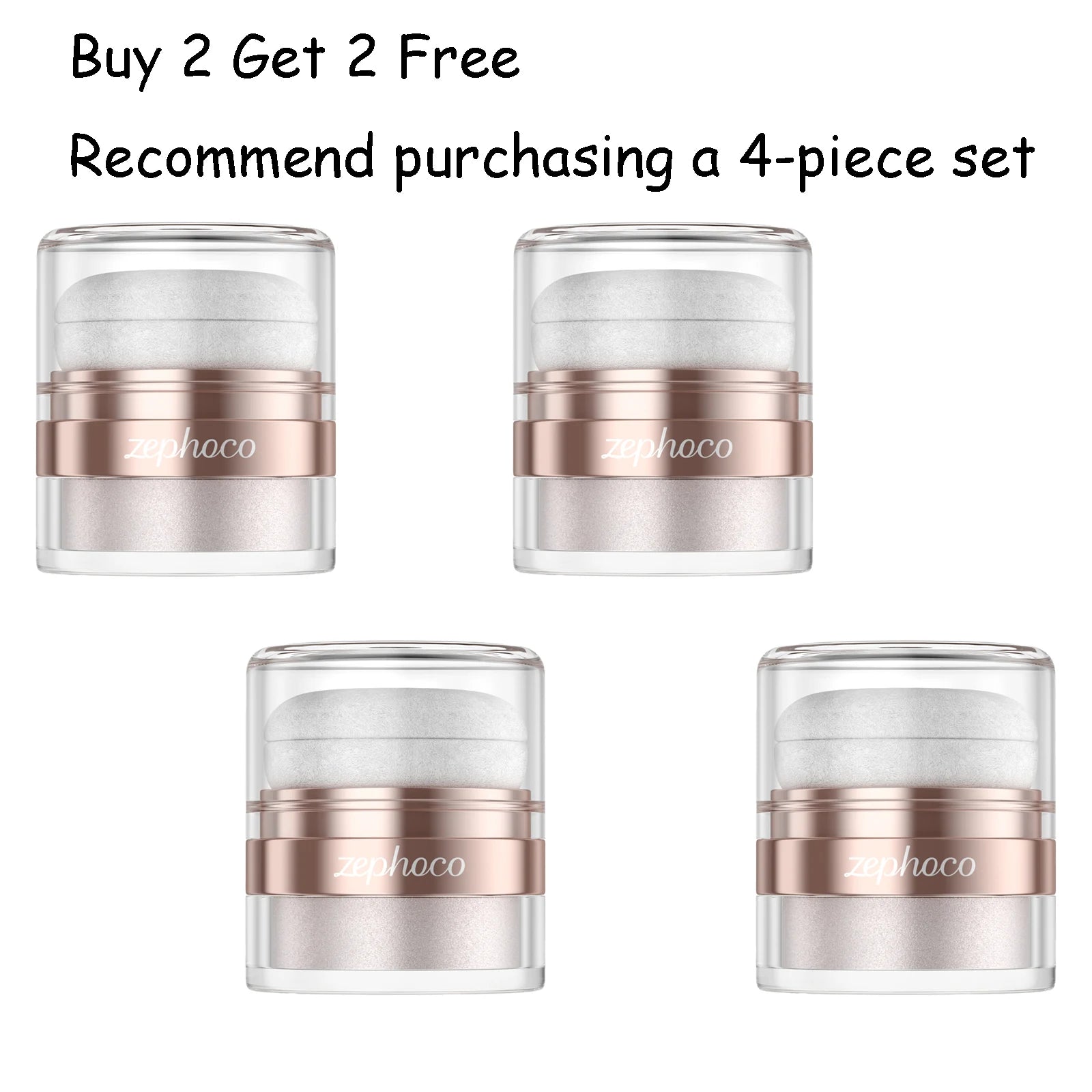 3g Body Pearl Highlighter with Fine Shimmer Hydrating Smooth Texture Lasting Shine Sweatproof Non-sticky Glowing Glitter Powder Oasis Select 4 pcs United States