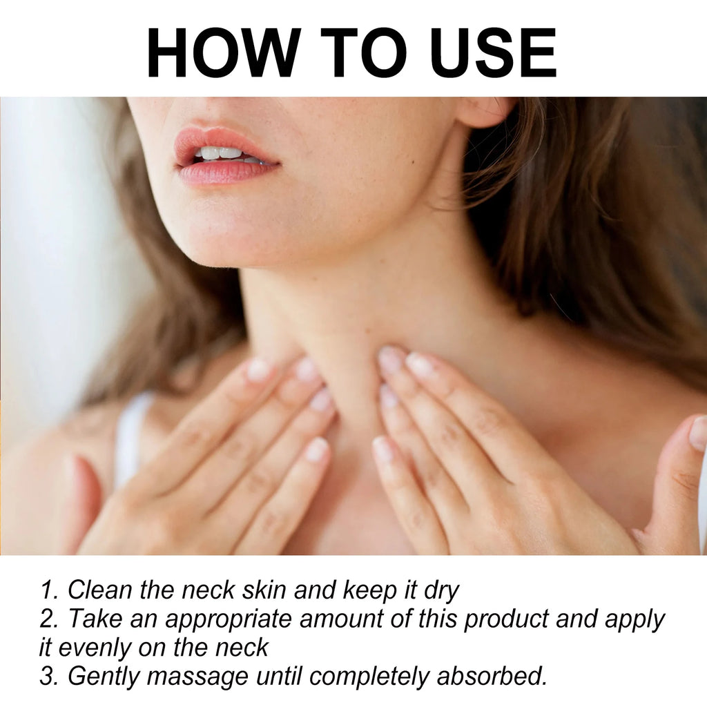 15ML Neck Skin Care Serum Deep Hydrating Fade Fine Lines Firming Enhance Skin Elasticity Lifting Tightening Improve Roughness Glowing Neck Serum Oasis Select