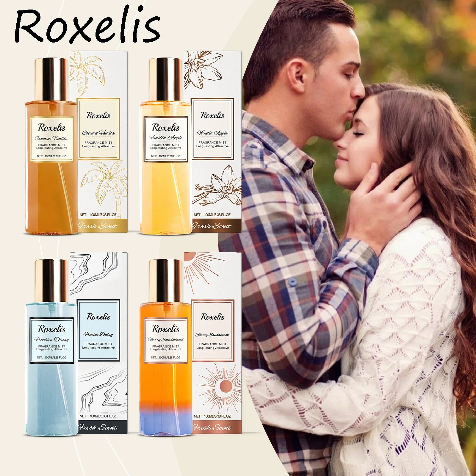 Roxelis Multi Scent Create Romantic Atmosphere Lasting Fragrance Improve Confidence and Charming Unique Daily Use Body Mist Oasis Select