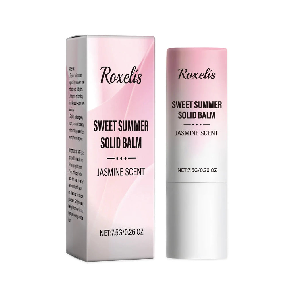 7.5g Floral & Fruity Scent Perfume Balm Natural Fresh Fragrance Lasting Sweet Scent Enhance Charming Improve Confidence Soothing Mood Solid Balm Oasis Select jasmine United States