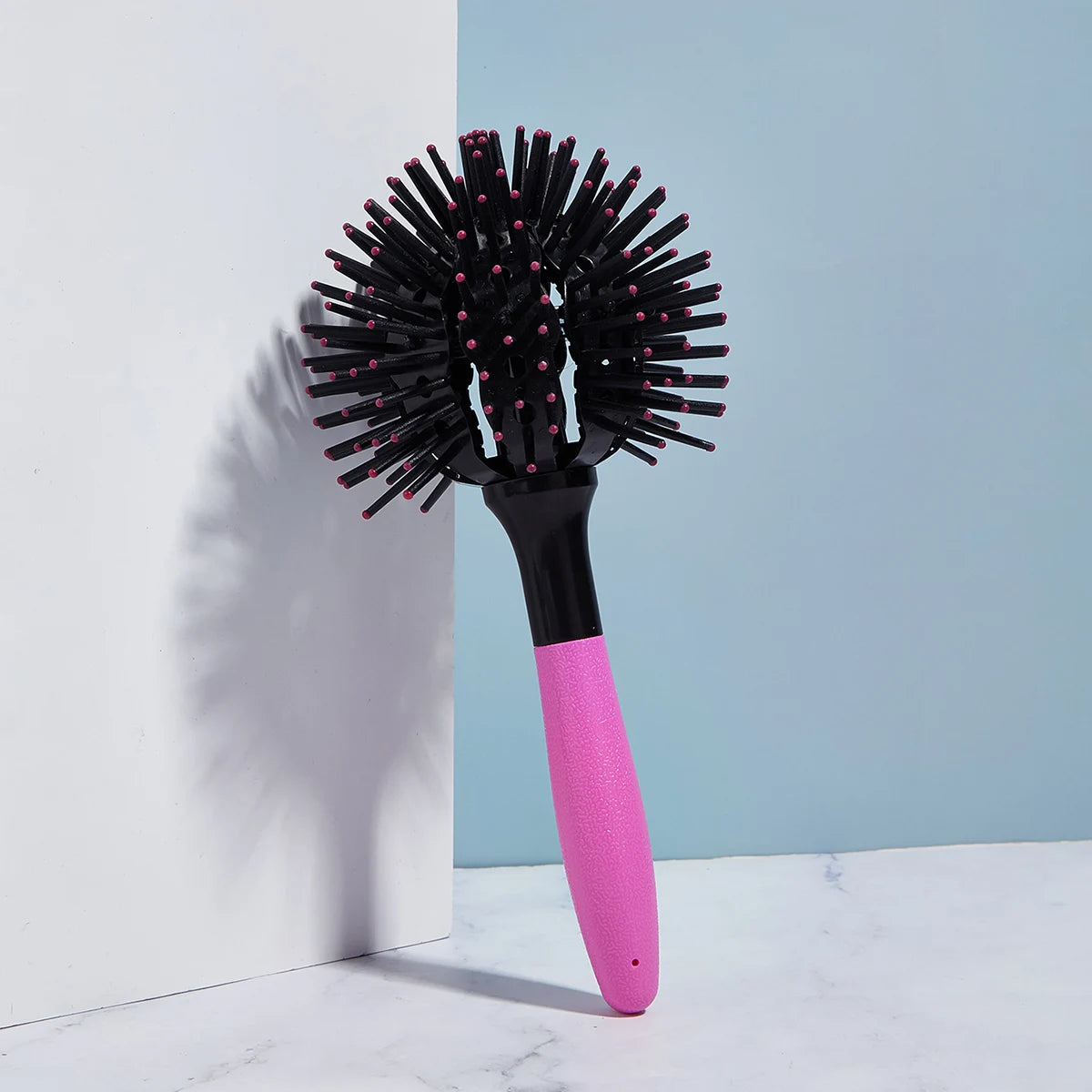 3D Round Hair Brushes Detangling Hairbrush Spherical Ball Brush 360° Round Styling Hair Brush Salon Heat Resistant Hair Combs Oasis Select SZ56-BOX