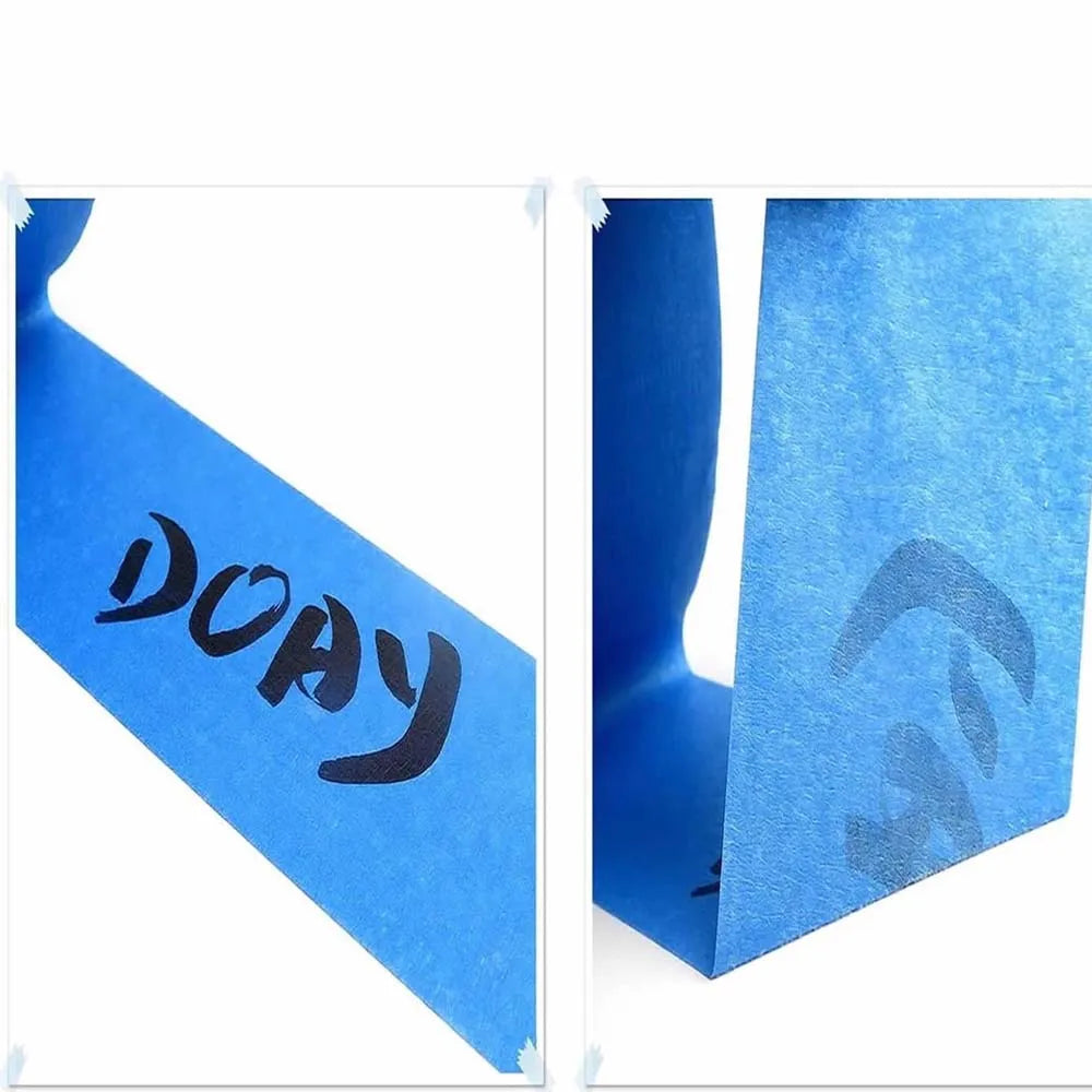 3 SIZE Blue Painter Masking Tape For Painting Edges Trim Wall Ceiling Finishing Clean Release Trim Edge Painter's Tape Residue Oasis Select
