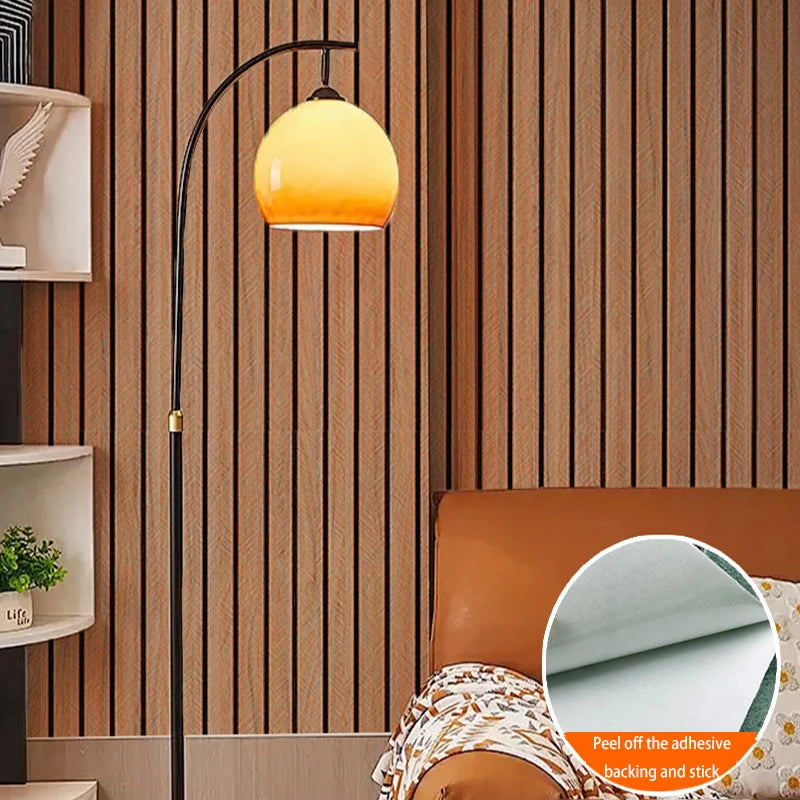Wood Grain Self-Adhesive PVC Waterproof Wallpaper Vinyl Wall Sticker Suitable For Kitchen Bedroom And Home Renovation Decoration Oasis Select