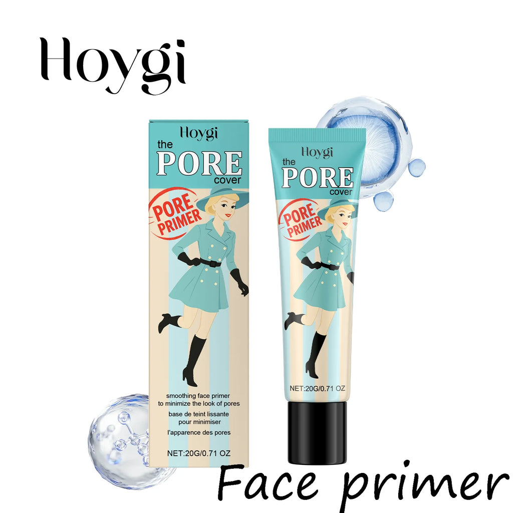 Hoygi Face Makeup Pore Primer Moisturizing Long Lasting Non-sticky Even Skin Tone Oil Control Sweatproof Smoothing Pore Primer Oasis Select