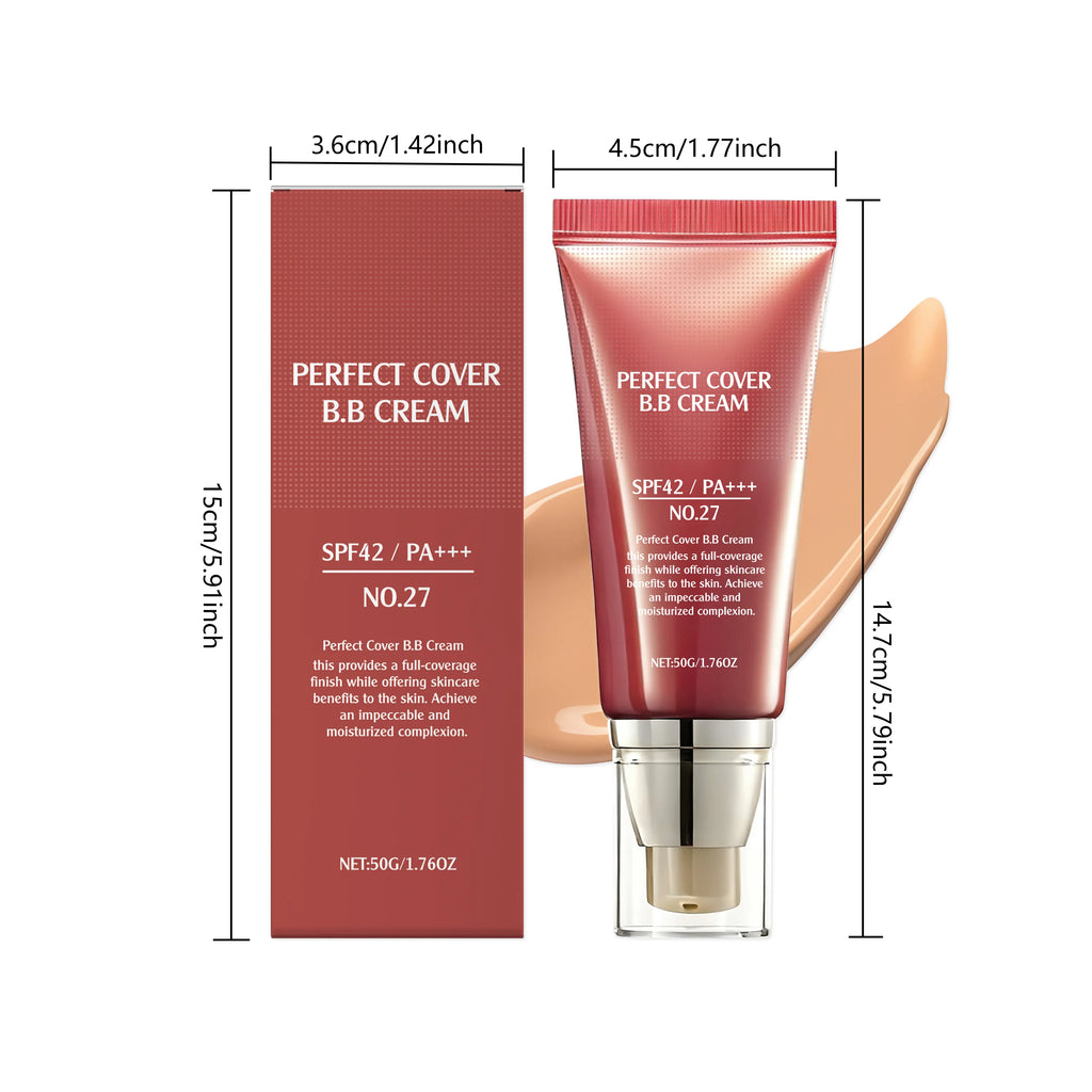Sunblock BB Cream Moisturizing Brightening Skin Oil Control Lasting Makeup Perfect Coverage Non-greasy Gentle Face Foundation Oasis Select