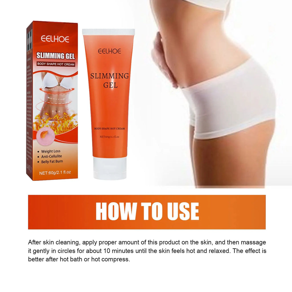 Fat Slimming Gel Firming Skin Tightening Cellulite Remove for Abdomen Waist Weight Loss Massage Beauty Health Body Shaping Cream Oasis Select