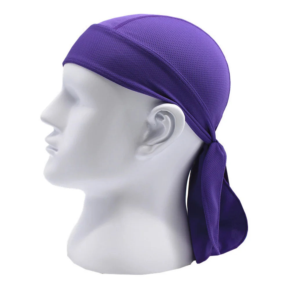 Quick-Dry Cycling Cap & Headband Bandana | UV Protection Cycling Headband Cap Oasis Select purple