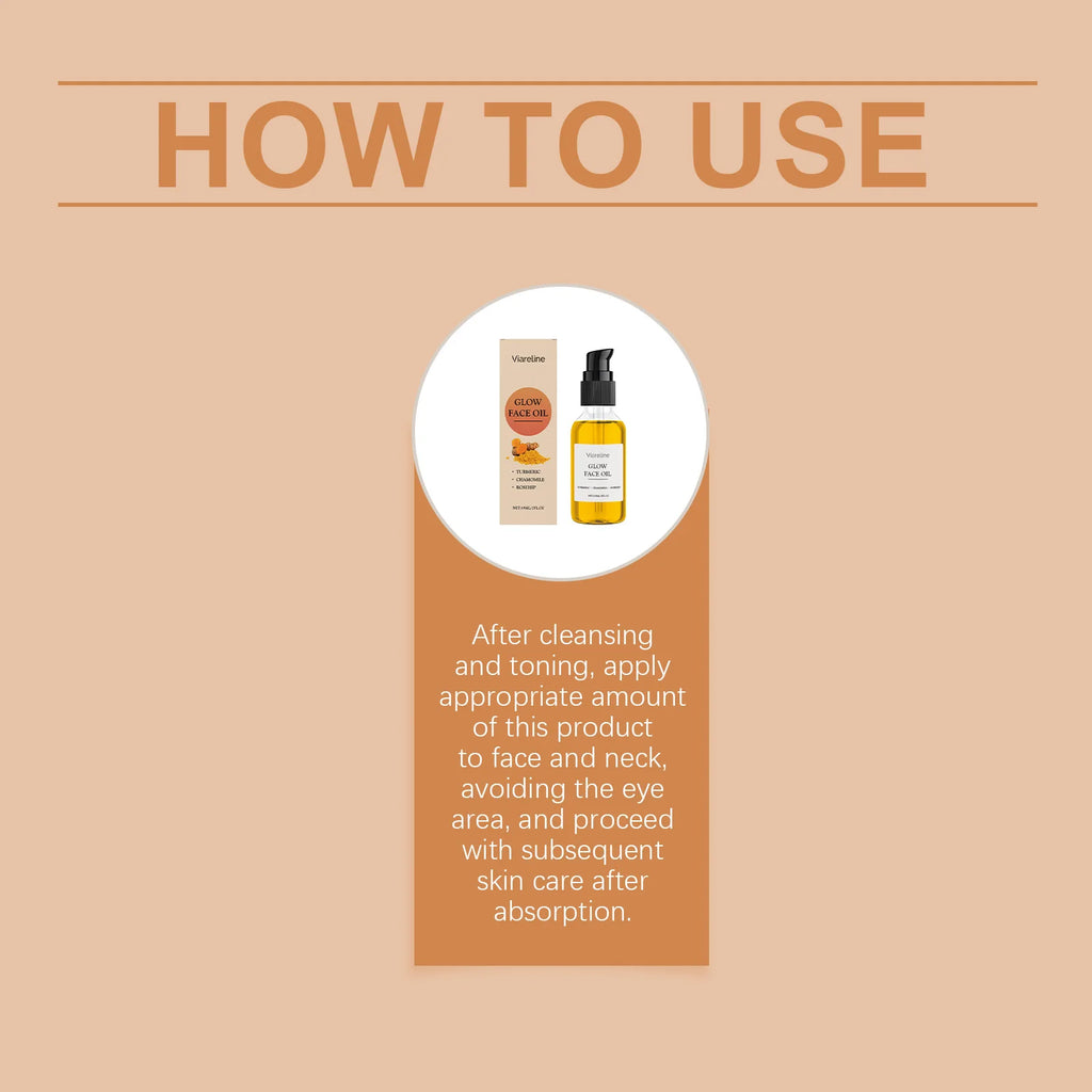 59ML Glowing Face Oil Gentle Moisturizing Improve Skin Texture Enhance Elasticity Nourishing Reduce Dullness Facial Serum Oasis Select