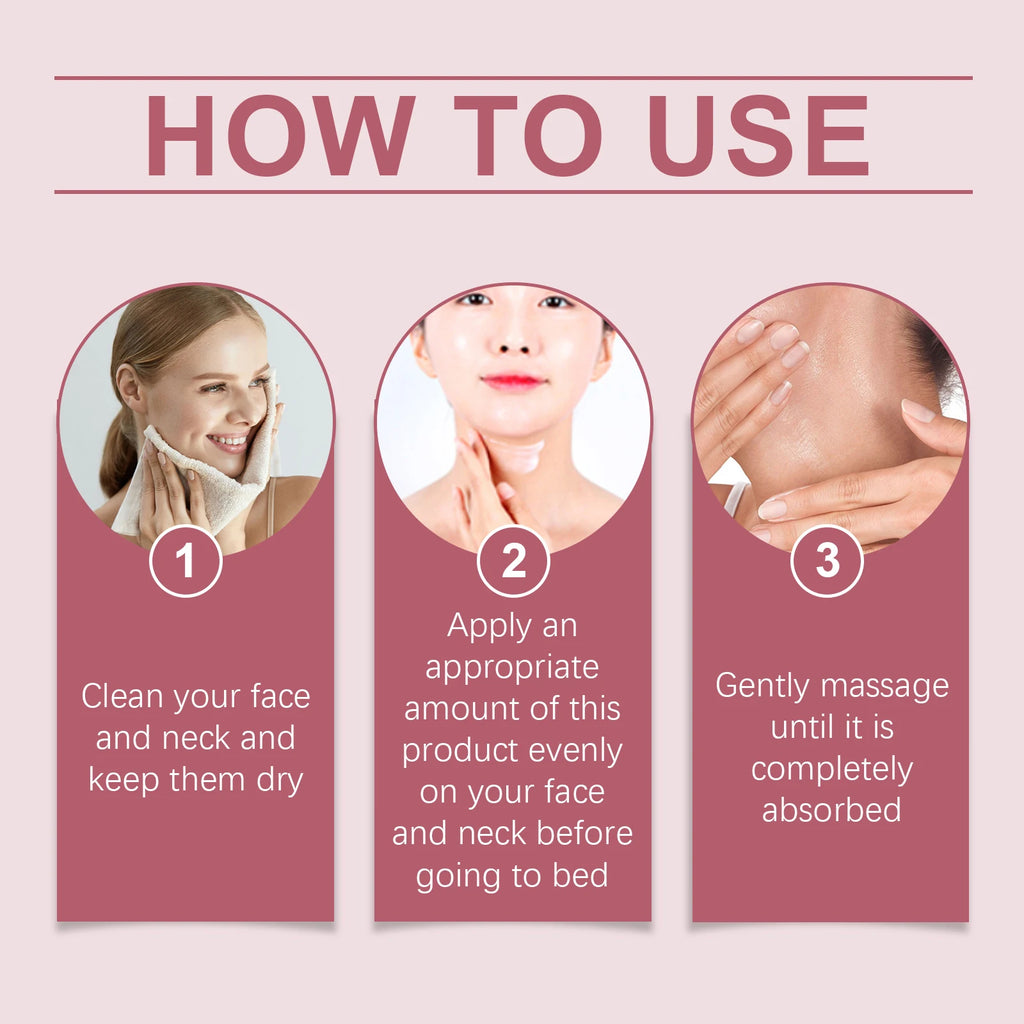 50G Face & Neck Cream Deep Nourishing Enhance Smoothness Firming Improve Skin Elasticity Hydrating Glowing Neck Care Lotion Oasis Select