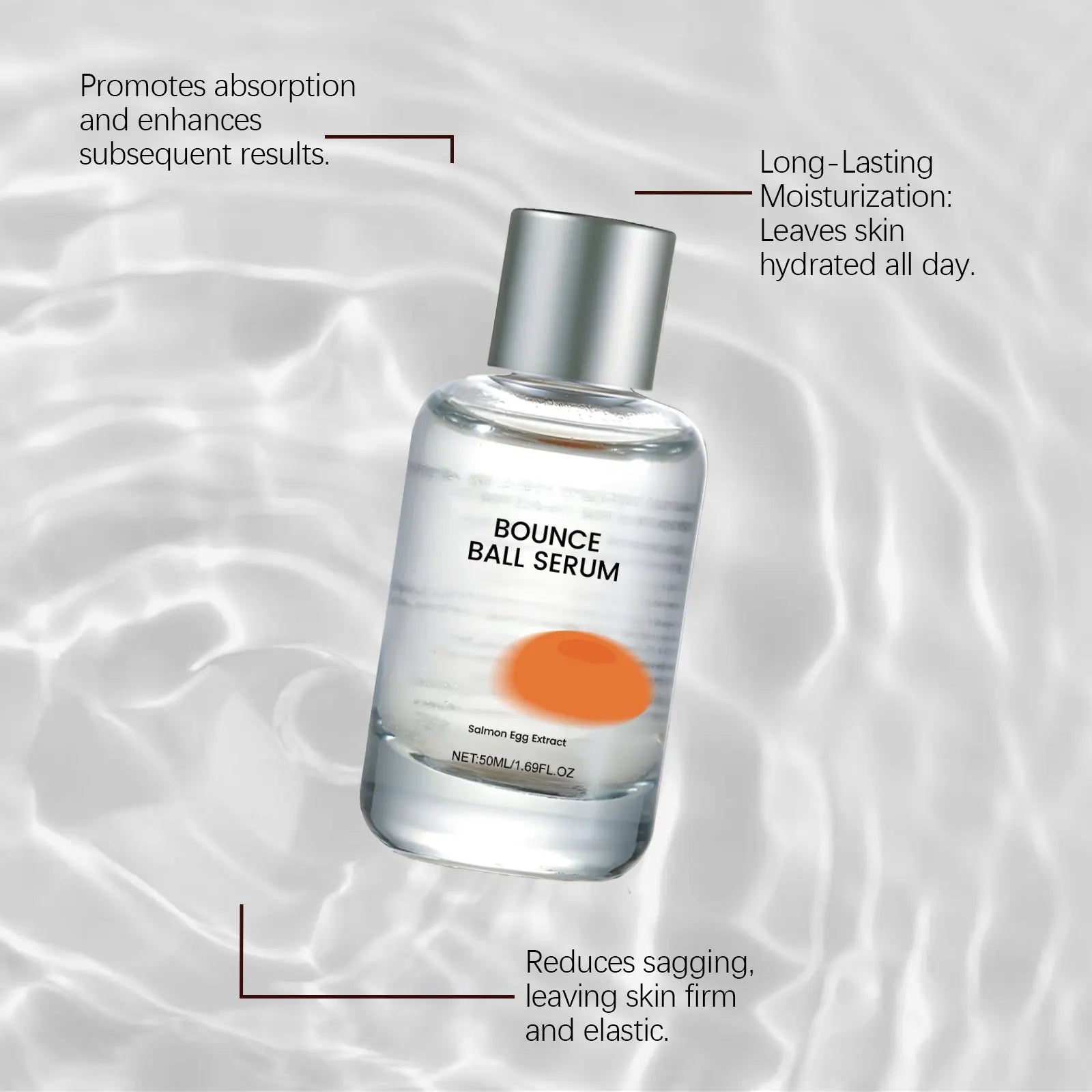 50ML Face Essence Gentle Moisturizing & Replenishing Refine Pores Softening Smoothing Lifting Non-greasy Daily Face Care Serum Oasis Select