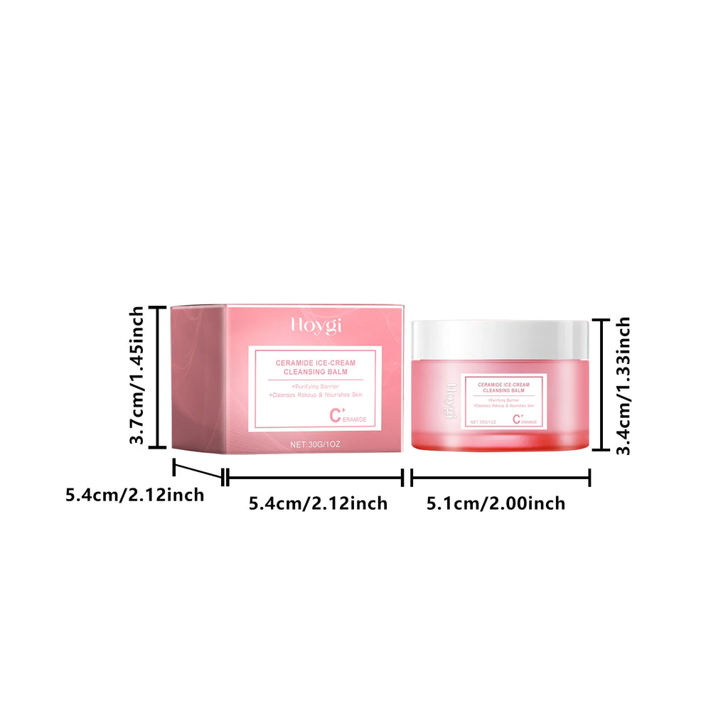 Hoygi Face Makeup Remover Balm Moisturizing Skin No Tight Non-irritating Purifying Pores Shrinking Refreshing Eyes and Lip Clean Oasis Select